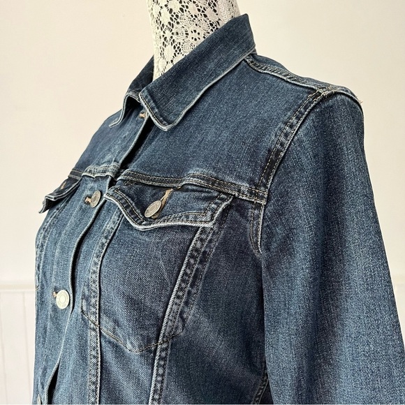 Gap Indigo 1969 Icon Denim Jacket Size S Tall - Picture 4 of 14